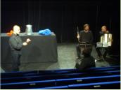 Preparing for "Faust e la Mano Bianca" in Avignon